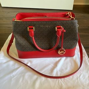 Authentic crossbody Michael Kors purse